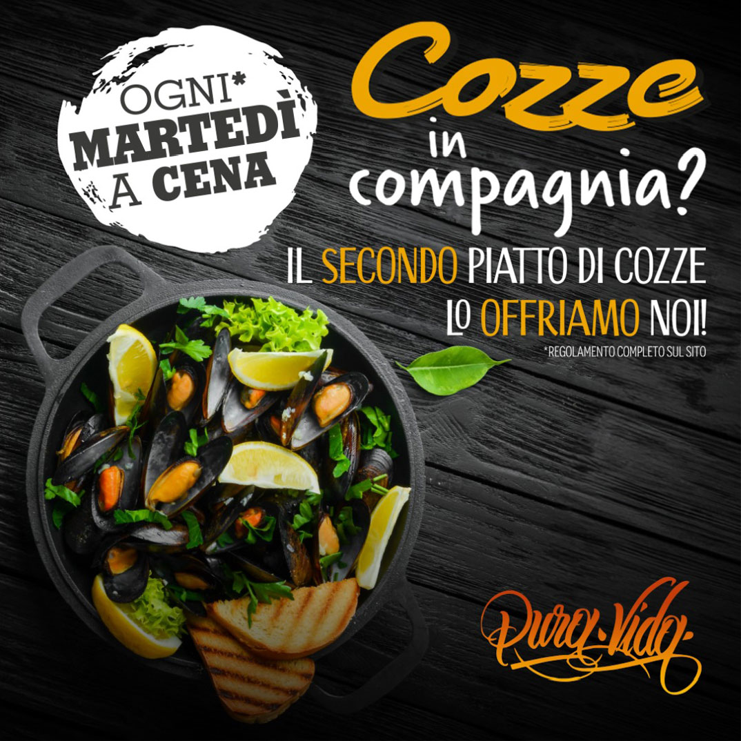 COZZE IN COMPAGNIA - MARTEDì A CENA